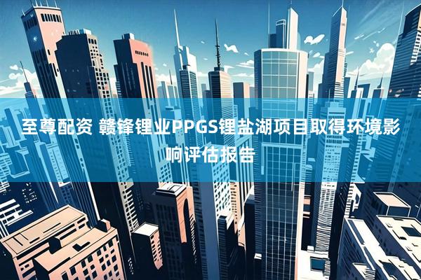 至尊配资 赣锋锂业PPGS锂盐湖项目取得环境影响评估报告